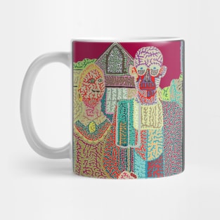 Zombie American Gothic Mug